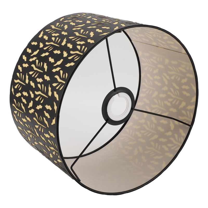 E27 E14 Metal Lamp Shade Metal Drum Lampshade Art Carved