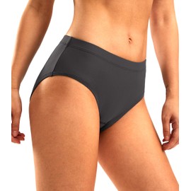 Women's 4D Padded Bike Underwear Cycling Bicycle Shorts Mountain Biking Riding Briefs Biker Cycle Spin Undershorts Padding Motorcycle Gear for Women(Dark Grey,M)