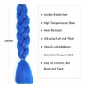 Herina Blue Braiding Hair For Braids One Pack Blue Hair