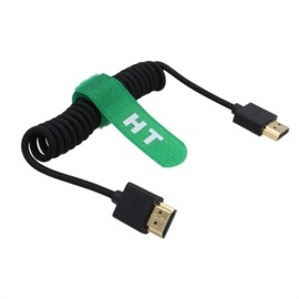 HangTon HDMI 4K 120p 8K 30p Braided Wrapped Cable for Atomos Ninja V Blackmagic Monitor, Sony Canon R5 Nikon Camera Type A HDMI 2.1