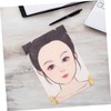 Baluue 3pcs Reusable Face Painting Practice Board Washable Makeup Template