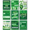 Funrous 9 Pcs Mental Health Month Awareness Posters for Classroom
