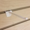 4" Plastic Economy Peg Hooks for Slatwall and Pegboard, Off-White