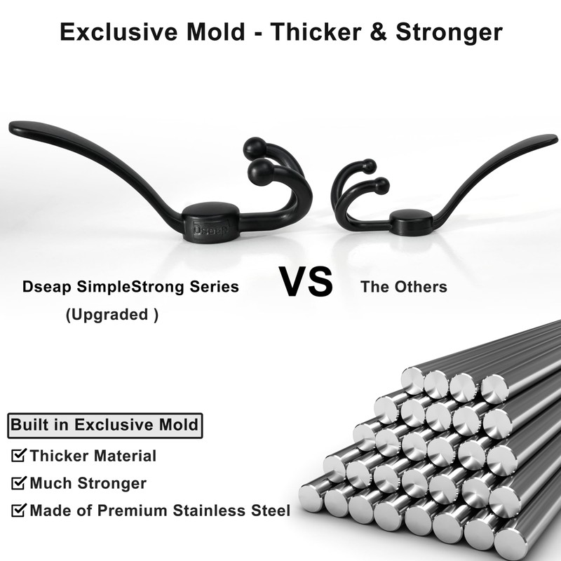 Dseap Over Door Hook 2.0 - Upgraded Version - Simple-Assembly,