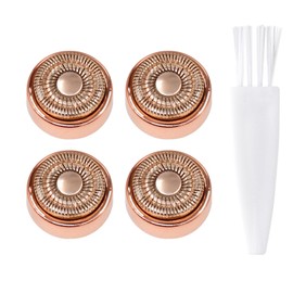 Generation 2 Replacement Heads for Flawless Facial Hair Remover, Replacement Heads for Finishing Touch Flawless Facial Hair Remover Gen 2,Facial Hair Remover Heads with Cleaning Brush for Women,4 Pack