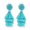 Layered Tassel Earring Bohemian Lightweight Colorful Tiered Thread long Fringe