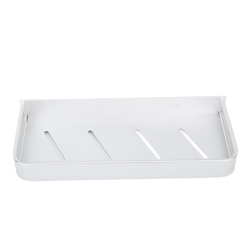 Bathroom Space Aluminum Shelf Bathroom Wall Mounted Drill Free Shelf