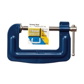 イチネンアクセス Strong Tool(ストロングツール) バイス・クランプ 鋼板製クランプ 75mm CS-75 14375