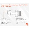 SÜA - Oxygen Regulator/Torch to Hose Adaptor - Size "A"