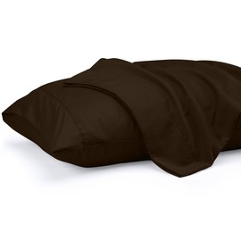 Utopia Bedding Queen Pillow Cases - 2 Pack - Envelope Closure - Soft Brushed Microfiber Fabric - Shrinkage and Fade Resistant Pillow Covers 20 X 30 Inches (Queen, Brown)