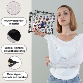 WZMPA Dragon Themed Cosmetic Bag Dragon Lover Gift My Spirit Animal Is A Dragon Makeup Zipper Pouch Bag Animal Lover Gift, Dragon Spirit F, Fit