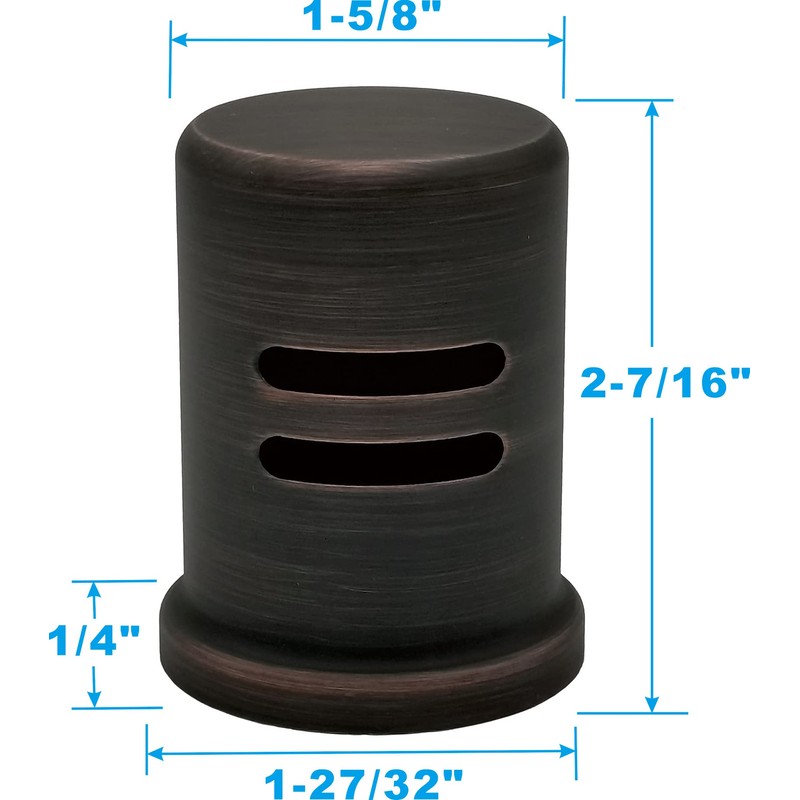 ORB Dishwasher Air Gap Cover only, Skirted, Replacement air gap