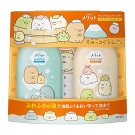 Merit Shampoo & Conditioner Pump Pair Sumikko Gurashi Design Set, 33.8 fl oz (960 ml)