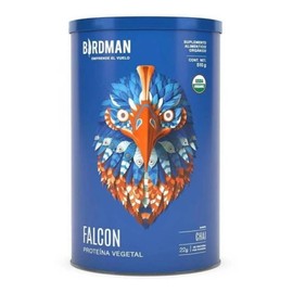 Birdman Falcon Protein Proteína Vegana Orgánica Certificada  Con Enzimas Digestivas Y Probióticos  Sin Gluten  Chai  510g