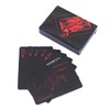 Baraja Naipes Cartas para Poker de Plástico 100% Lavable Rojo