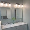 hykolity 3-Light Vanity Light Fixture, 5-Piece All-in-One Bathroom Set (E26