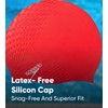 Speedo Unisex Bubble Active+ Swimming Cap | Textured Design, Fed