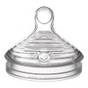 NUK Simply Natural Medium Flow Bottle Nipples, 2 Pack