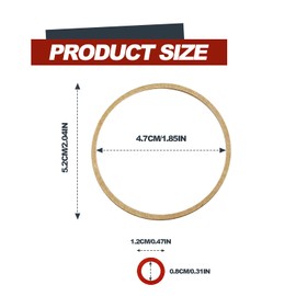 Pleoos 16010-883-015 Carburetor Bowl Gasket Kit Compatible with Honda Gcv160 Gcv190 G150 G200 G300 G400 Gc135 Gc160 Gc190 Carburetor Gasket (4 Pcs)