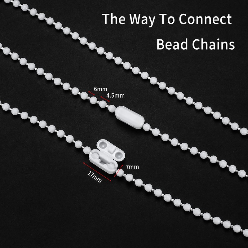Zhenle Roller Blind and Roman Shade Blind Beaded Chain Cord