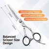 Fenice Peak Straight Hair Cutting Scissors 5.5'' Barber Haircut Shears