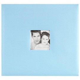 MCS MBI 13.5x12.5 Inch Fashion Fabric Scrapbook Album with 12x12 Inch Pages with