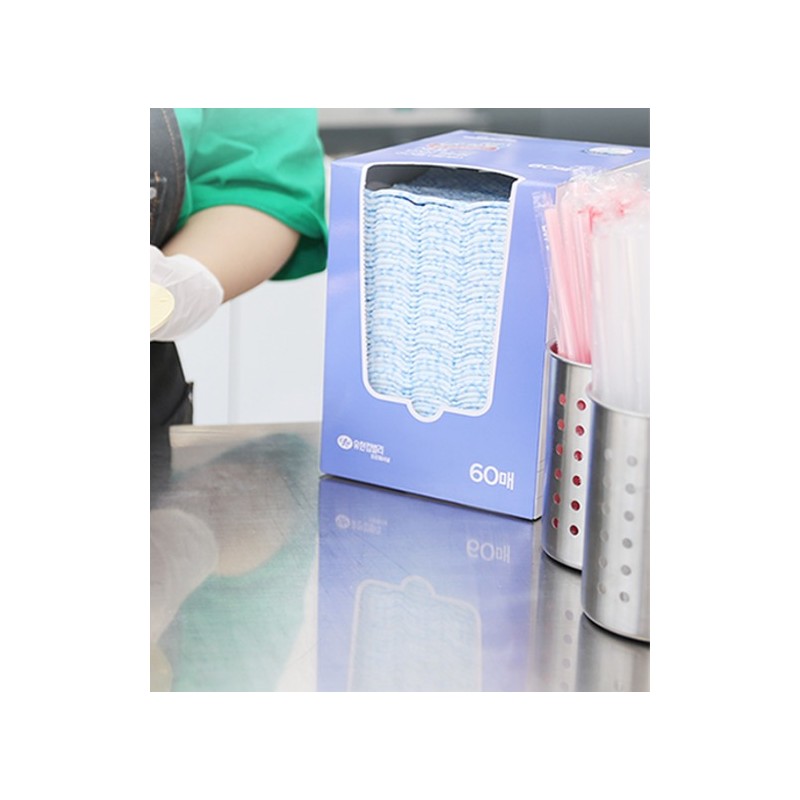 스카트 셰프 안심 행주, 60개입, 1개 Scott Chef Safe Dish