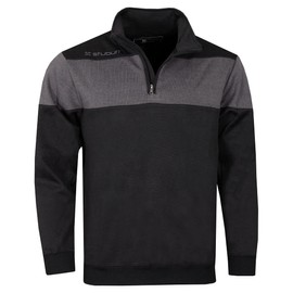 Stuburt Golf Mens Evolve Performance Quarter Zip Sweater - Black - M