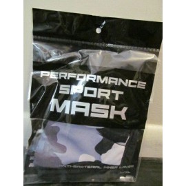 Performance Camo Sports Mask with Anti-Bacterial Inner Liner, Size L/XL