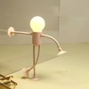 Allayu Inverted Funny Sports Night Light Changeable Shape Lamp for