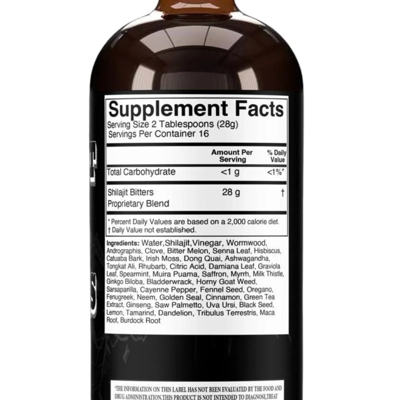 Organic Black Seed Herbal Detox Bitters African Tonic - 16