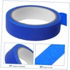 Operitacx 6 Rollen Abdeckband blaue Abdeckbänder Kunstband farbiges Packband dünnes