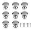 XMDROU 8PCS Cabinet Knobs, 29 x 21 MM Round Cupboard