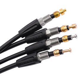 HOUSON 3 Meter Bicycle Hydraulic Brake Line with Olive Connector Insert, Brake Hose Hydraulic Disc Brake Hose Repair Kit with Pure Copper Olive Connector Inserts Accessories