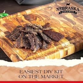 Lucky Jerky Teriyaki DIY Jerky Seasoning and Cure Kit - Seasons 10lbs of Meat