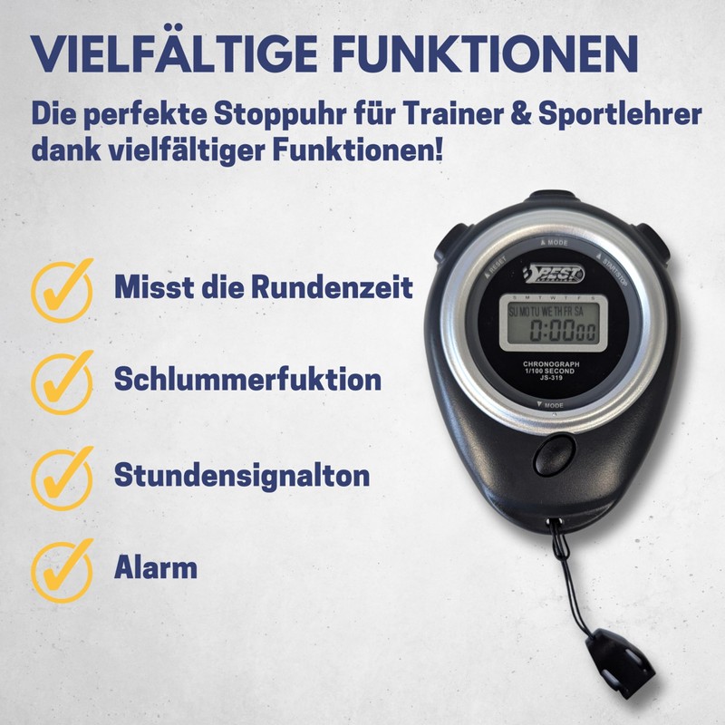 Best Sport Kid's Stopwatch - Black