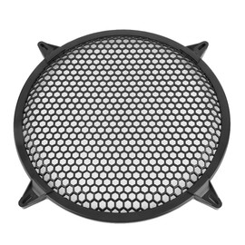 Speaker Cover, Car Subwoofer Speaker Protective Cover, Car, Audio Plastic Mesh Cover, Woofer Speaker Modification, Protective Cover (12 Inch)