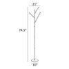 Lite Source Lorant 74 1/2" Black Metal LED Modern Tree