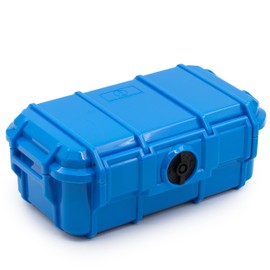Seahorse 57 Portable Waterproof Dry Box Protective Case - Travel Safe/Mil Spec / IP67 Waterproof/USA Made - for Cameras, Action Cams, Ammunition, Rifle Ammo, Marine (Blue) (SE57BL)
