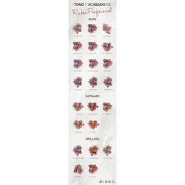 Bissú, Rubor Facial En Polvo, Colorete, Blush, Varios Tonos, 6g Textura Suave, Larga duración. (22 Borgoña)