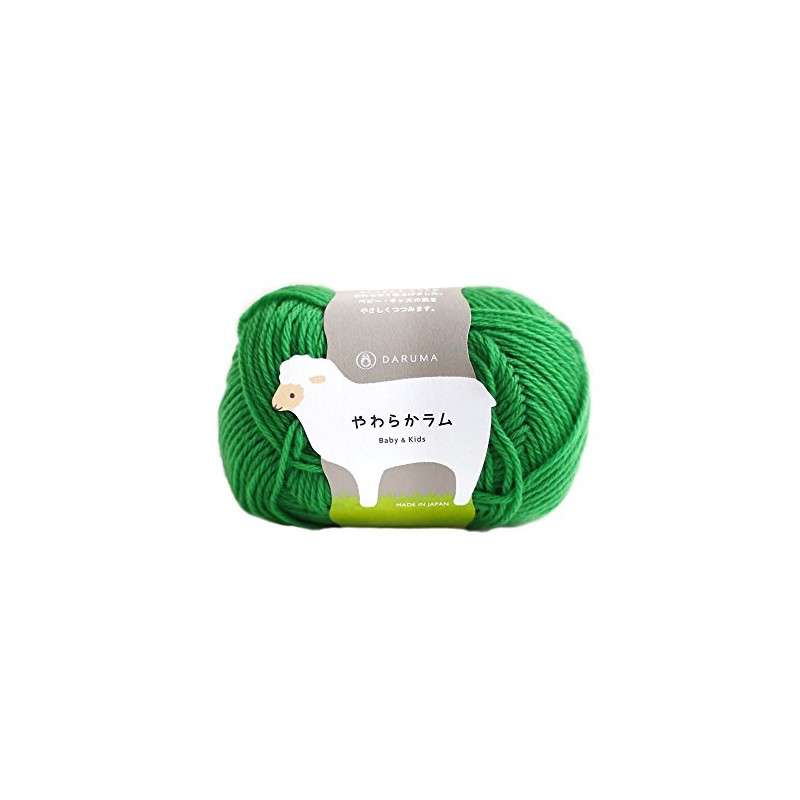 Yokota Daruma 01-5140 Soft Lambs Yarn, Wool Blend, Medium, Col.