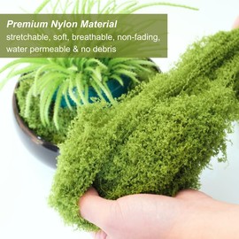 Jabrand Fake Moss for Plants, 2OZ Artificial Moss for Crafts Table Centerpieces Landscaping Gardening Decor