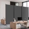 SEGAWE 3 Panel Room Divider 6Ft Folding Privacy Screen Freestanding