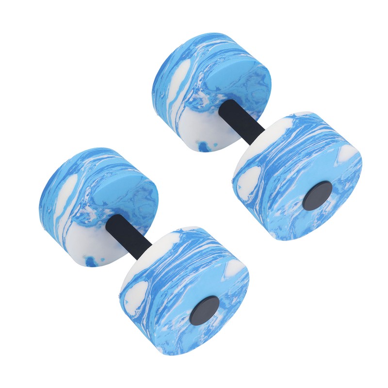 2pcs Water Dumbbell EVA Water Aerobics Weights Dumbbell Strong Buoyancy