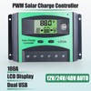 30A Solar Charge Controller, Solar Panel Battery Intelligent Regulator with