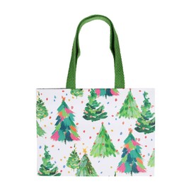Caspari Brushstroke Trees Small Gift Bag - 1 Each