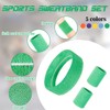 Radsocken 15PCS Sports Headband Wristbands, Sweat Bands Absorbent, 70s 80s