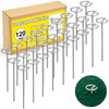 IJRPLM 120 Pcs Landscape Staples, Thickened 8 Gauge Circle Top