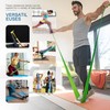 Lianjindun 5 Pcs Professional Resistance Bands. Latex-Free, Elastic Band, Work