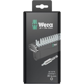 Wera 05057900001 Bit-Check 30 TX Universal 1 SB 30-Piece Set